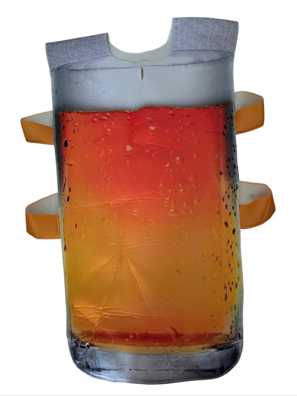 Oktoberfest Adult Pint Glass Beer Cosume | Fun Beer Pint Costume, Amber Yellow - Picture 5 of 5
